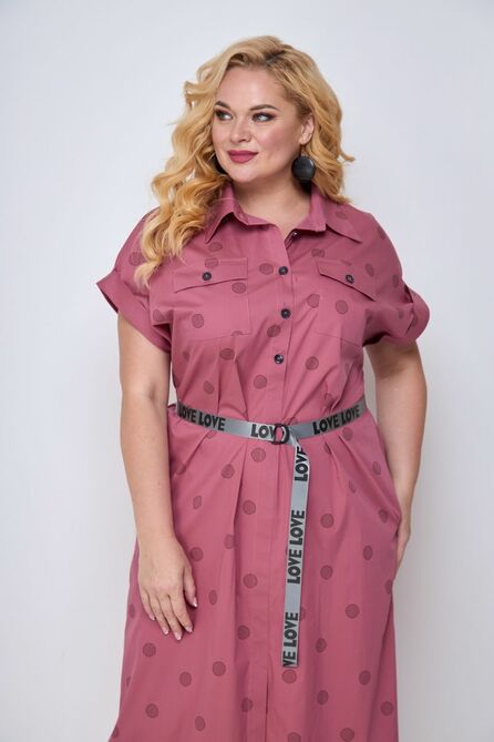 Повседневное платье Michel Chic 993 розовый