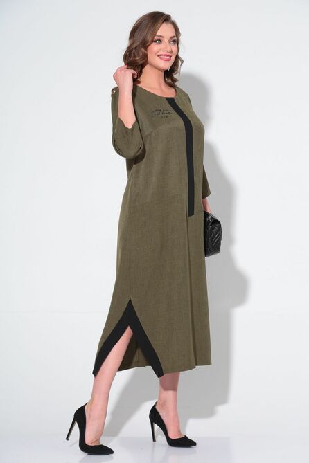 Повседневное платье Michel Chic 2073 зеленый