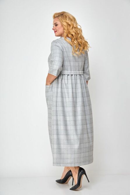 Повседневное платье Michel Chic 2062/1 серый_клетка