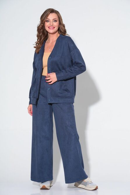 Кардиган, Брюки Michel Chic 1309 синий Кардиган, Брюки Michel Chic 1309 синий
