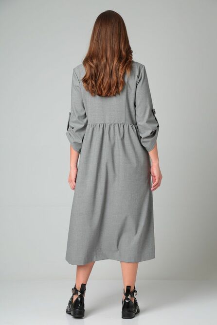 Повседневное платье Michel Chic 2105 серый