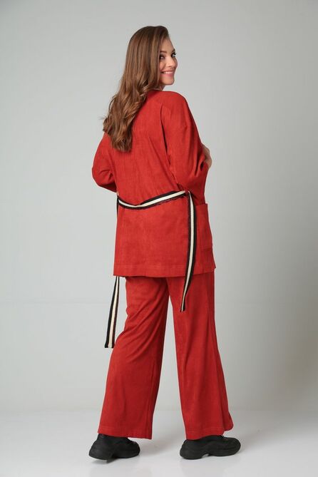 Кардиган, Брюки Michel Chic 1314 терракот Кардиган, Брюки Michel Chic 1314 терракот