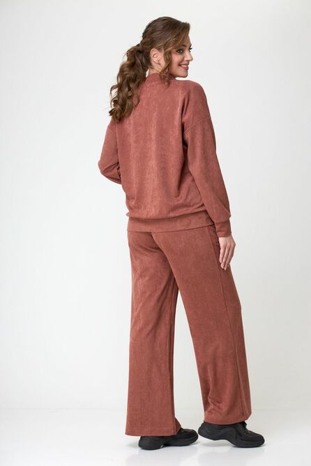 Кардиган, Брюки Michel Chic 1309 коричневый