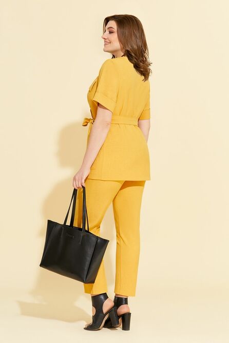 Костюм брючный Милора-Стиль 908 горчица Костюм брючный Милора-Стиль 908 горчица