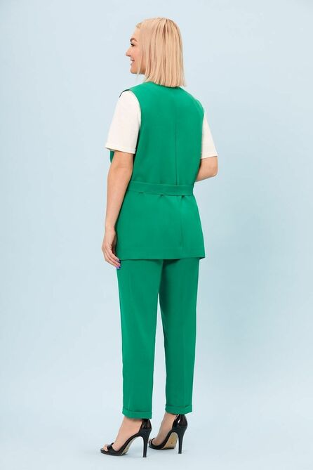 Брюки, Жилет, Футболка Милора-Стиль 999 зеленый