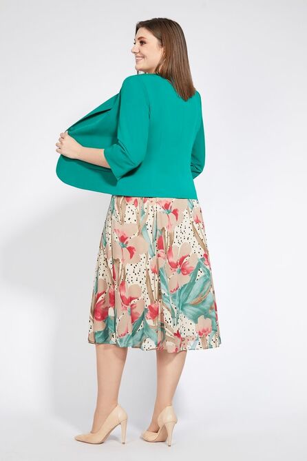 Плательный комплект Милора-Стиль 979 бирюза