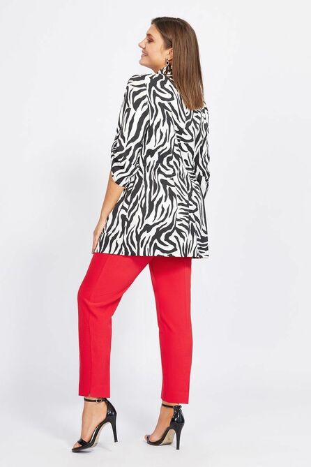 Брюки, Жакет, Футболка Милора-Стиль 1015 красные_брюки