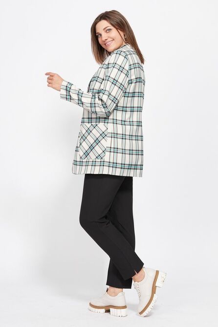 Брюки, Жакет, Футболка Милора-Стиль 929 клетка