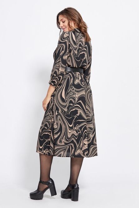 Повседневное платье Милора-Стиль 922 волны