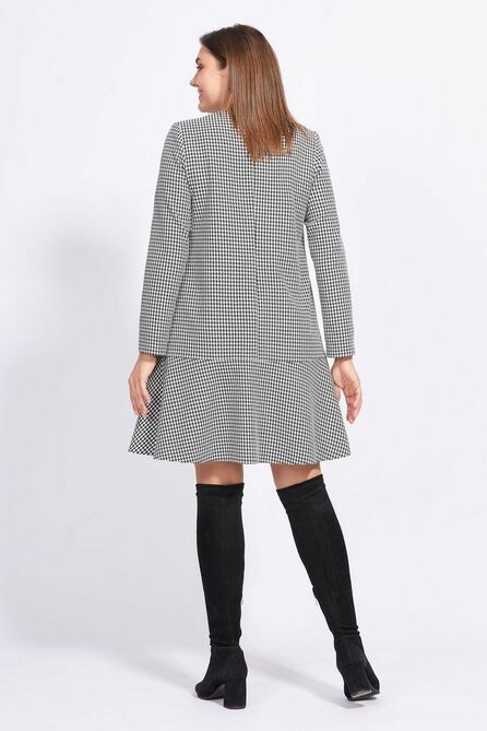 Повседневное платье Милора-Стиль 1038 гусиная_лапка