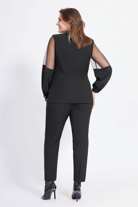 Костюм брючный Милора-Стиль 1045 чёрный