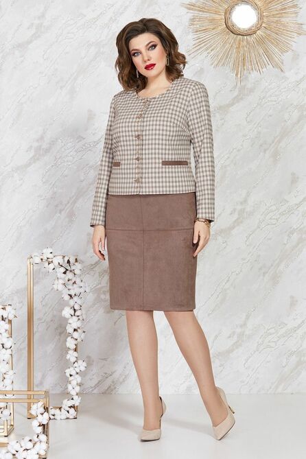 Юбочный костюм Mira Fashion 5055 Юбочный костюм Mira Fashion 5055