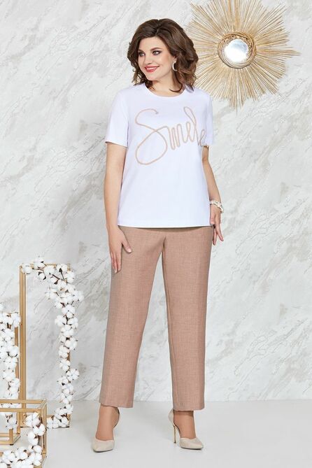 Брюки, Блуза, Майка Mira Fashion 4937-4