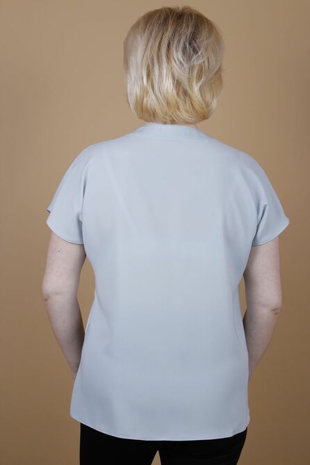 Блузка MIRSINA FASHION 16010012 голубой