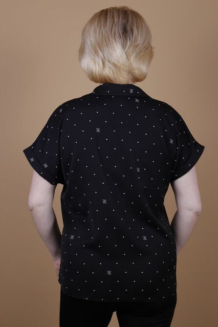 Блузка MIRSINA FASHION 16020001 черный