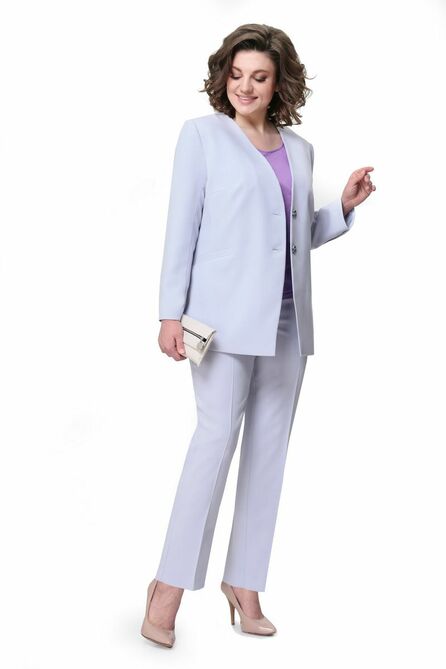 Костюм брючный Мишель стиль 1040 серый