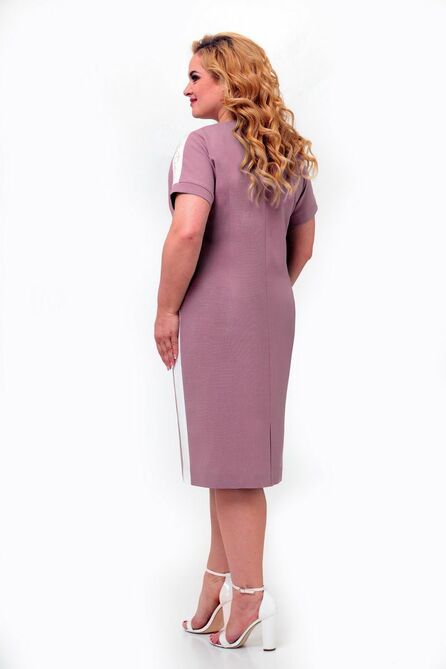 Повседневное платье Мишель стиль 1046/2 сиреневый