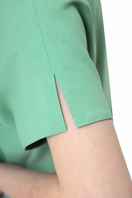 Повседневное платье Мишель стиль 1048 зеленый