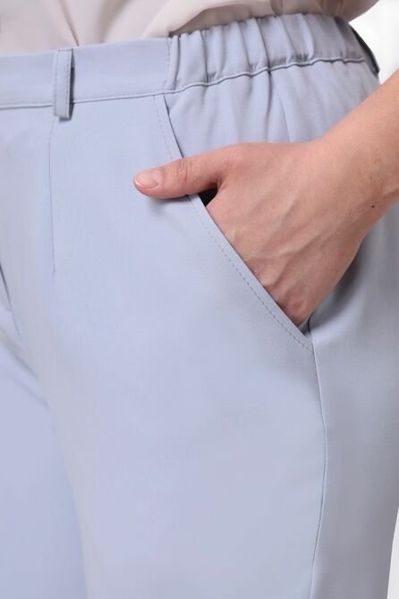 Брюки Мишель стиль 973В жемчужно-серый