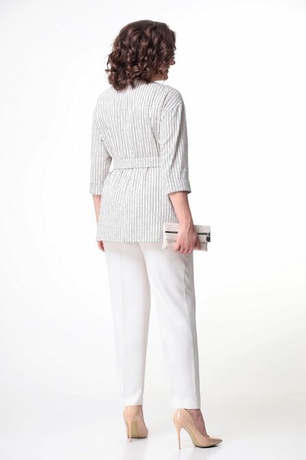 Костюм брючный Мишель стиль 1035-1 молочный
