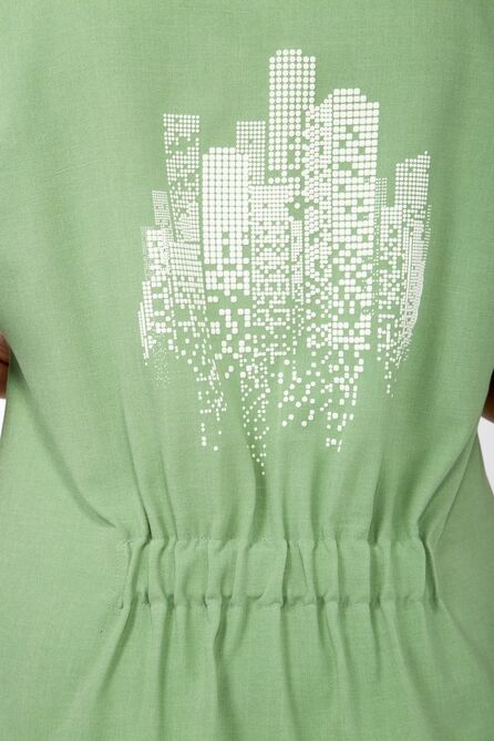 Костюм брючный Мишель стиль 1060 зеленый