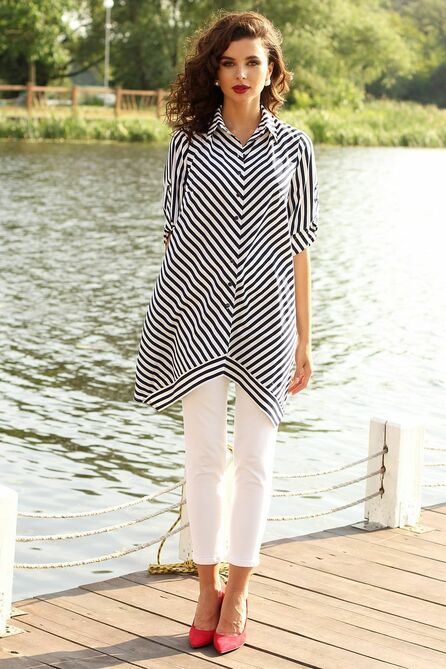 Туника Мода-Юрс 2413 полоска