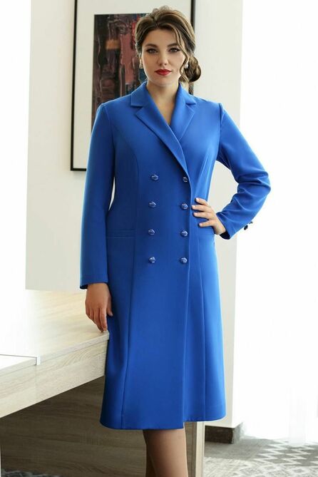 Офисное платье Мода-Юрс 2574 василек