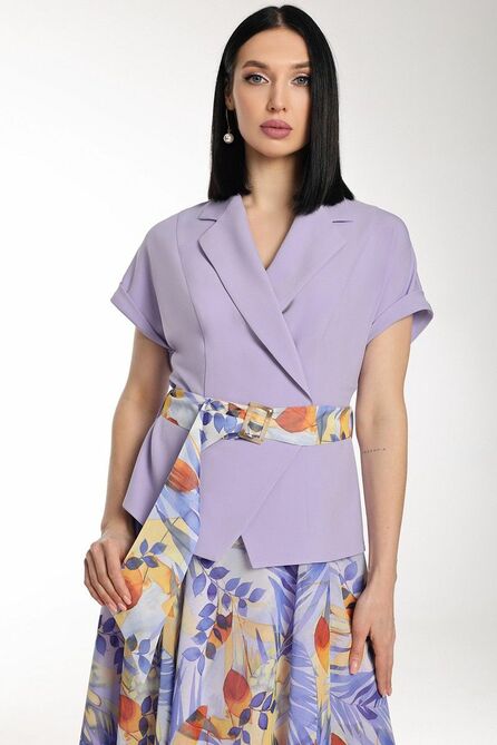 Юбочный костюм Мода-Юрс 2683 лиловый