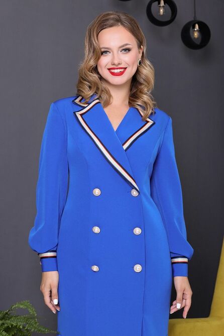 Офисное платье Мода-Юрс 2759 василек Офисное платье Мода-Юрс 2759 василек