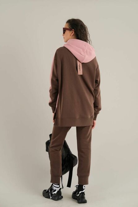 Спортивный костюм Motif 2099 коричневый