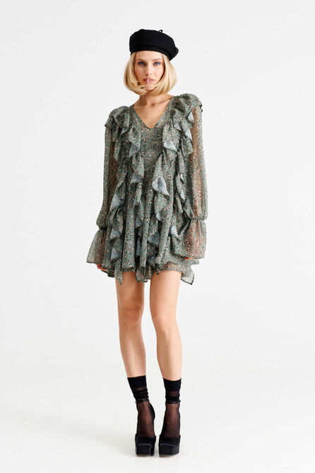 Повседневное платье MUA 38-523 green