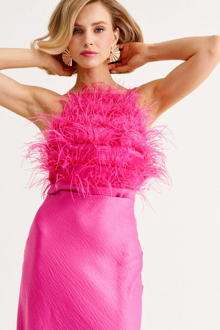 Юбка, Топ MUA 39-073 pink