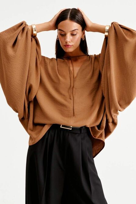 Блузка MUA 41-553-brown