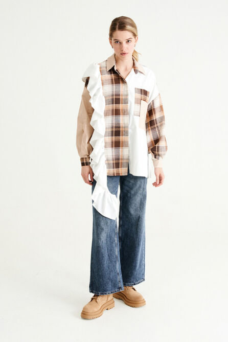 Рубашка MUA 40-703-brown