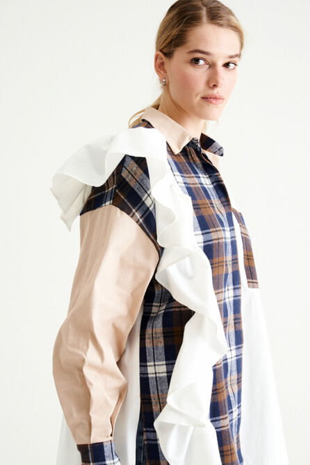 Рубашка MUA 40-703-darkblue