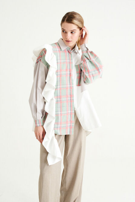 Рубашка MUA 40-703-green