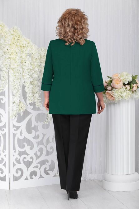 Брюки, Блуза Ninele 2218 изумруд-черный