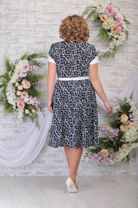 Вечернее платье Ninele 2315 ромашки