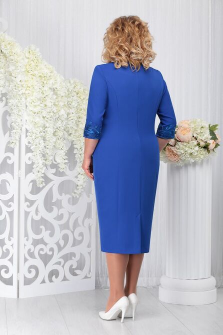 Вечернее платье Ninele 5735 василек