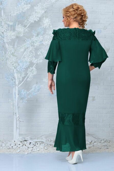 Вечернее платье Ninele 5851 изумруд