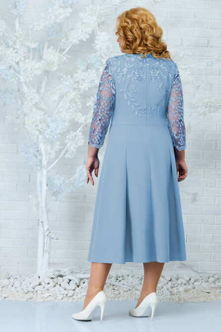 Вечернее платье Ninele 5847 голубой