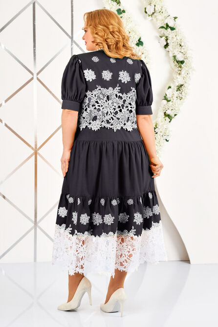 Повседневное платье Ninele 7367 синий