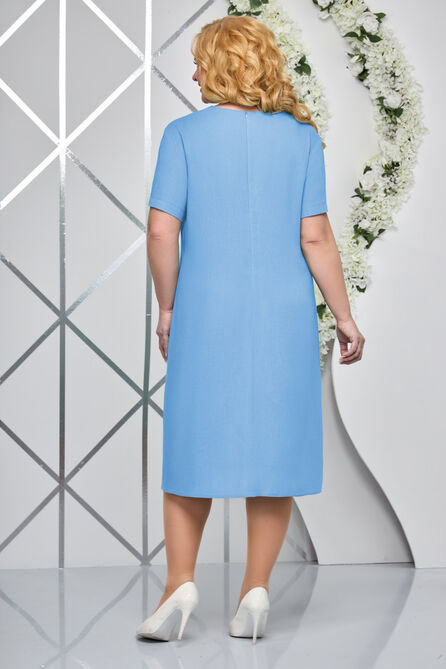 Повседневное платье Ninele 7354 голубой