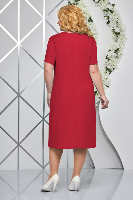 Повседневное платье Ninele 7354 красный