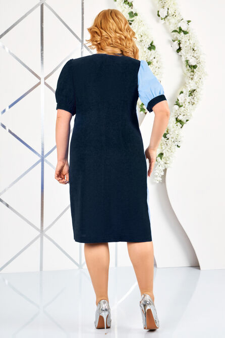 Вечернее платье Ninele 7358 синий_голубой