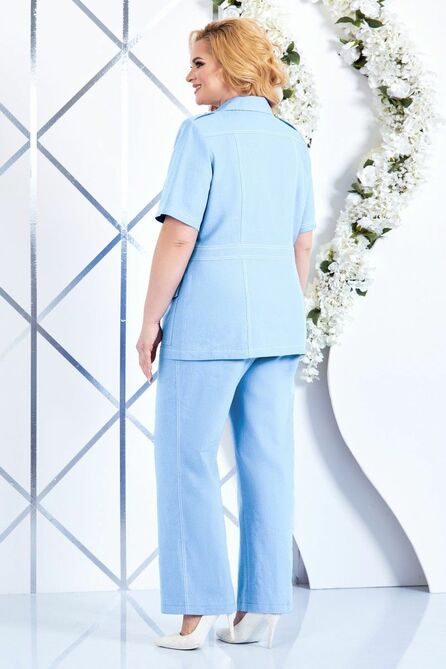 Брюки, Жакет, Джемпер Ninele 2319 голубой