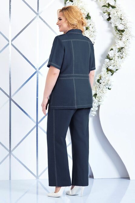 Брюки, Жакет, Джемпер Ninele 2319 синий