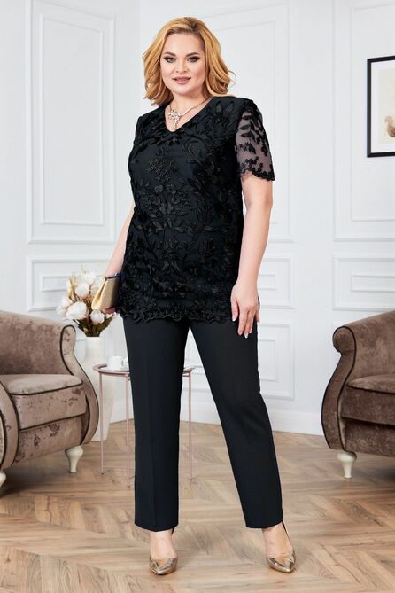 Брюки, Блуза, Накидка Ninele 5816 черный