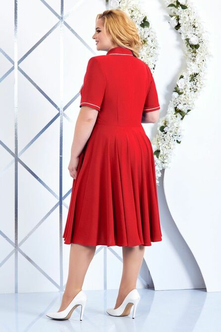 Повседневное платье Ninele 5897 красный