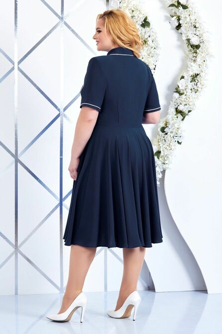 Повседневное платье Ninele 5897 темно-синий